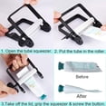 thumbnail image 3 of Toothpaste Squeezer, Metal Toothpaste Tube Squeezer Paint Tube Wringer for Artist, Hair Salon, Painter\u2026 (Black), 3 of 6