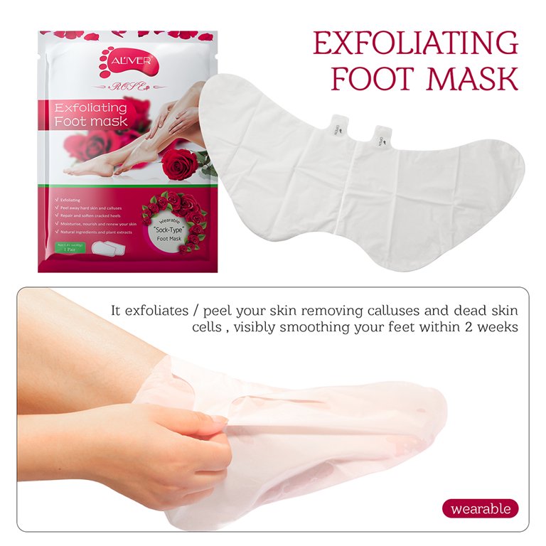 Foot Peel Mask (3pk) Foot Peel Mask Callus Remover & Dry Cracked