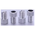 Baade 4 PCS Aluminum Alloy French to Schrader Adapters Converters Road
