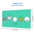 thumbnail image 3 of Kdxio Funny Sheep Doing Yoga Print Large Gaming Mouse Pad,Non-Slip Base,Water Resist Keyboard Pad for Gamer,Office & Home,29.5 x 15.8 in, 3 of 9
