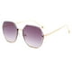 thumbnail image 3 of Gafas de sol de moda de verano, gafas de sol con borde degradado sin marco, gafas de montura grande de moda para mujer, 3 of 5