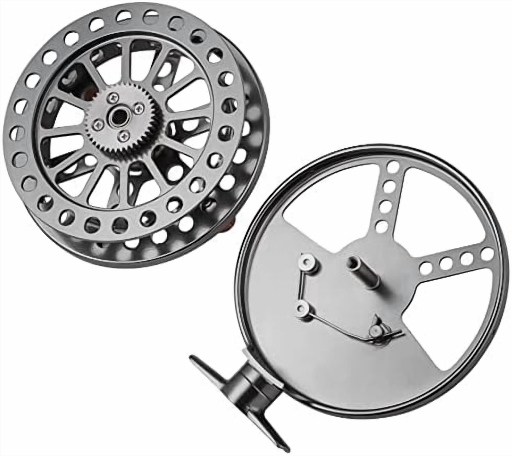 Centerpin Float Fishing Reel, 120mm, 4.75inch, Reversible Reel Direction, Free-Spinning Spool, Trotting, CNC Machined Aluminum, Steelhead, Trout and Salmon$$Sport & Recreation Other