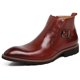 thumbnail image 2 of Botas altas para hombre, botas Martin de invierno, botas Chelsea con hebilla de cuero de vaca para hombre, botines con punta estrecha para hombre, 2 of 5