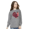 thumbnail image 3 of Awkward Styles Thanksgiving Youth Sweatshirt Pink Turkey Crewneck Tee for Kids, 3 of 5