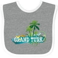 thumbnail image 3 of Inktastic Grand Turk Island Boys or Girls Baby Bib, 3 of 4