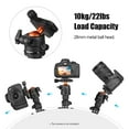 thumbnail image 3 of Tripod,Dsfen K268 Portable Stand Load Camera Alloy Ball Head Ball Head Max. Stand Alloy Ball Head Max. Load Portable Stand Alloy Carry 2pcs Quick 2pcs Quick Plates, 3 of 6