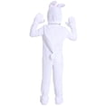 thumbnail image 4 of WOYY Easter Rabbit Co_stume for Boys Soft Bunny Hooded Long Sleeve Jumpsuit Onesies Kids 2Pcs Set, Sizes 7-8, 4 of 4