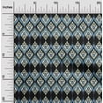 thumbnail image 2 of oneOone Cotton Poplin Light Blue Fabric Asian Ikat Sewing Material Print Fabric by The Yard 56 Inch Wide, 2 of 4