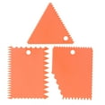 thumbnail image 2 of Cake Cream Scraper Irregular Teeth DIY Smoother Set for Baking Accessories, 2 of 7