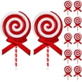 thumbnail image 2 of Adornos colgantes de bastón de caramelo XINYU 12 piezas Navidad rojo, 2 of 8