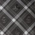 thumbnail image 3 of Mickey and Friends Charcoal Plaid Men's Tie, 3 of 3