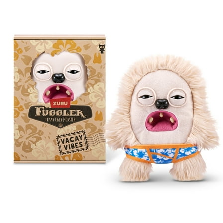 Fuggler Vacay Vibes 9 inch (Hedge Grog), Funny Ugly Monster Soft Plush Collectible Toy by ZURU