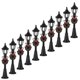 thumbnail image 1 of 10pcs Miniature Street Lamps Outdoor Pathway Lighting Dollhouse Accessories for Fairy Garden & Mini House Enthusiasts, 1 of 5