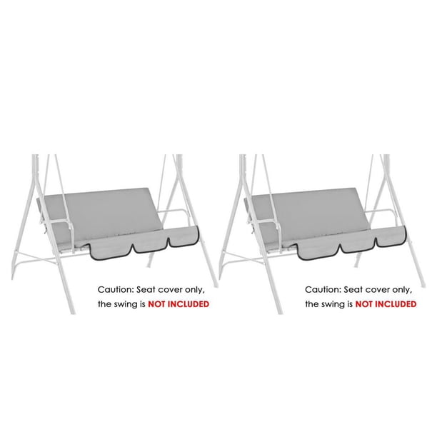 Billuyoard Gran oferta, cubierta de silla de 3 asientos para jardín al aire libre, cubierta de tienda de campaña con sombra para Patio, gris 2Conjunto