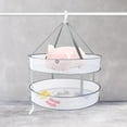 thumbnail image 4 of FGY Sweater Drying Rack Set - Foldable 3-Tier Flat Drying Rack & 2-Tier Mesh Clothes Drying Rack for Various Clothes, 4 of 6