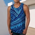 thumbnail image 1 of Camiseta sin mangas de cuello redondo para hombre, ropa deportiva para el hogar, pijamas, camiseta de color liso, blusa deportiva, blusa de poliéster para hombre, 1 of 5
