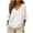 White, variant on Horkkom V Neck Sweaters for Women Solid Color Work Pullover Knit Sweater Loose Casual Trendy Tops XL