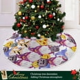 thumbnail image 6 of FMSHPON Halloween Gnome Xmas Christmas Tree Skirt Stand Mat for Holiday Party Decoration Indoor Outdoor 36 inches, 6 of 6