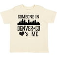 thumbnail image 3 of Inktastic Denver Colorado Someone Loves Me Skyline Boys or Girls Toddler T-Shirt, 3 of 5