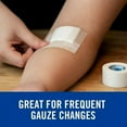 thumbnail image 5 of 3M Gentle Paper Carded Surgical First Aid Tape - Ideal for Securing Gauze and Dressings - Hypoallergic, Natural Latex-free & Breathable Adhesive - Measures 1 in. x 10 yds - 2 Rolls - Pack of 3, 5 of 9