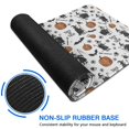 thumbnail image 6 of Long Mouse Pads for Desk,White Halloween Witch Pumpkin Pattern Desk Mats on Top Of Desks, Desk Mouse Pad Extra Large with 3mm Non-Slip Base and Stitched Edge for Gaming,Office,Work,Home 47.3"x23.6", 6 of 6