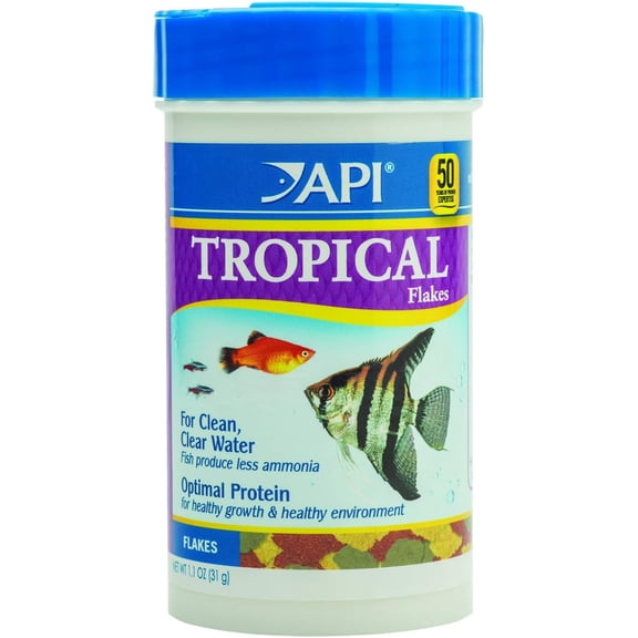 API Tropical Flakes, Fish Food, 1.1 oz