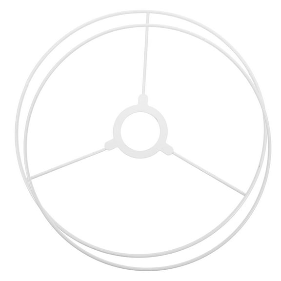 Senseth 2 Pcs Floor Lamp Shade Holder Wire Frame for Lampshade White