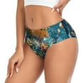 thumbnail image 2 of Balery Colorful Plant Turtle Ropa Interior de Algodón para Mujer con Dibujo – Braguitas Cómodas y Elásticas, Estilo Clásico-Medium, 2 of 6