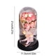 thumbnail image 3 of Lámpara de ramo de rosas preservadas - 7 rosas secas regalo decorativo • Funda acrílica • Luz LED • Opciones rojo azul rosado • Arreglo floral romántico y duradero para aniversario, decoración del, 3 of 6
