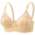 thumbnail image 2 of QSXADF Women's Nursing Bra Maternity Breastfeeding Bra Nursing Bra Front Closure Push Up No Sagging Thin Maternity Breastfeeding Comfortable Underwears Bralette For Women, 2 of 3