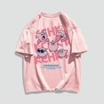 thumbnail image 1 of Camiseta Crayon Shin-Chan de manga corta con estampado de dibujos animados de Anime, edición coreana, holgada, Ins, Sweet Cool Y2K Sweetheart, 1 of 4