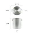 thumbnail image 2 of Excellante 80 quart Aluminum stock pot, comes in each, 2 of 2