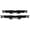 Black, variant on NFTIGB Toe Alignment Tool Plates Stainless Steel Accurate Wheel Alignment Measurements with Hanging Holes for Car Truck SUV Vehicle, Black