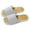 Grey, variant on QEMAUUA Jap_anese Style Vertical Stripe Linen Woven Slippers, Unisex Breathable Non Slip Indoor Outdoor Couple House Flip Flops for Spring Summer