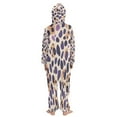 thumbnail image 3 of BZSMCE Unisex One-piece Pajama Cotton Sleepwear Spots Of Charm Printed, 3 of 8