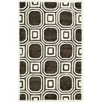 SAFAVIEH Precious Normina Geometric Area Rug, Charcoal, 3' x 5'