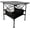 28 X 28 X 28 inch, variant on Folding Camping Table Low Picnic Table with Large Storage and Carrying Bags,37.4x21.65x19.69inchs