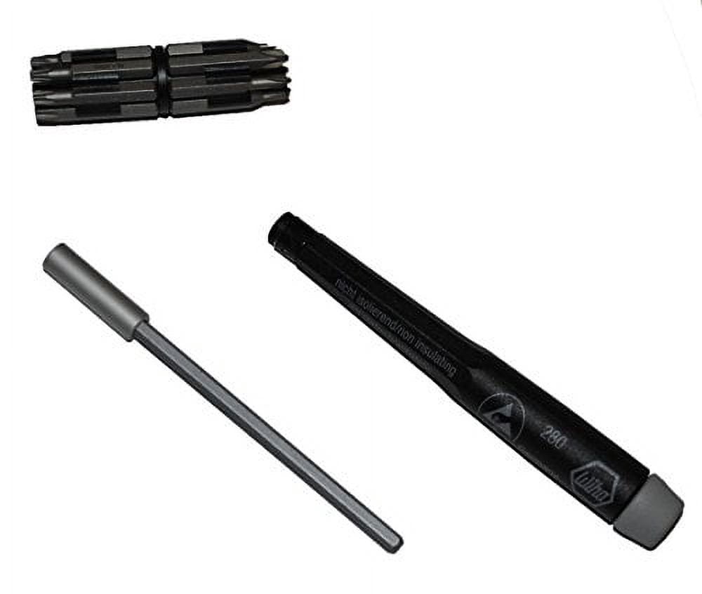 Wiha 75093 16 Piece System 4 ESD Slotted, Phillips and Torx Micro Bit Set