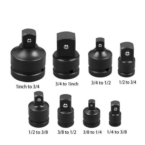 1 2 3 4 Inch Pneumatic Sleeve Adapter Air Impact Sleeve Socket Adapter Reducer Walmart Com