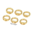 thumbnail image 3 of Double Hole Connector Rings End Beads Tips For Jewelry Making Linking Findings Alloy 20 Pieces, 3 of 7
