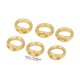 thumbnail image 3 of Anillos Conectores de Doble Orificio para La Fabricación de Joyas: Puntas de Extremos para Unir Cuentas con Acabado de Aleación., 3 of 7
