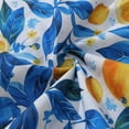 thumbnail image 6 of YIUME Men's Hawaiian Shirt Short Sleeve Lemon Print Button Down Aloha Shirts, 6 of 8