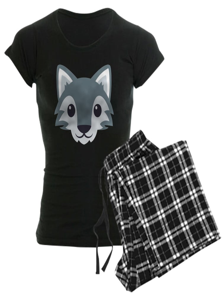 CafePress Wolf Women's Dark Pajamas