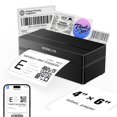thumbnail image 1 of Rongta Bluetooth Shipping Label Printer, Wireless 4x6 Thermal Label Printer for Shipping Packages, Support Android, iPhone, Widely Used for, 1 of 9