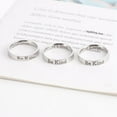 thumbnail image 4 of Anillo BeKind de acero de titanio para mujer, joyería europea y americana, joyería para parejas, nicho para hombre, Navidad, 4 of 6