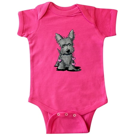 

Inktastic Heartstrings Scottie Gift Baby Boy or Baby Girl Bodysuit