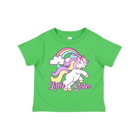 

Inktastic Little Sister Unicorn Gift Toddler Toddler Girl T-Shirt