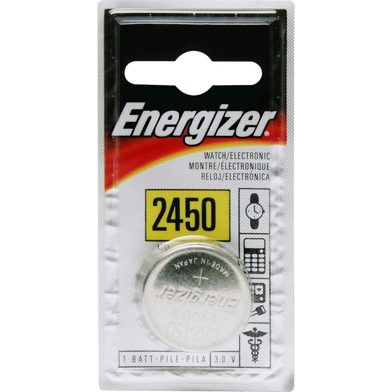  Energizer CR2450 Lithium Battery, 3v ECR2450, Qty 6 : Health &  Household