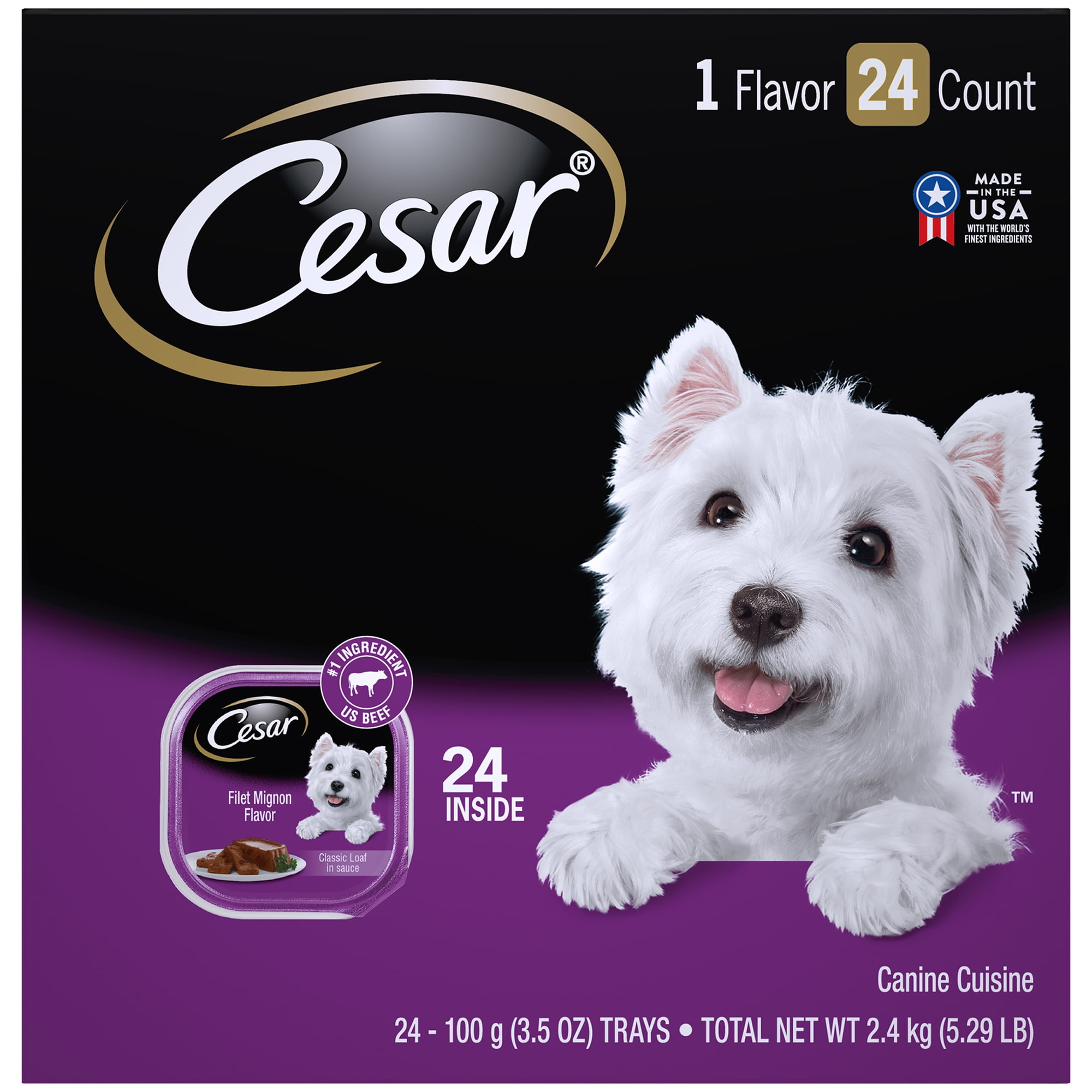 CESAR Soft Wet Dog Food Classic Loaf in 