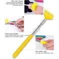 thumbnail image 2 of Rascador de espalda para hombres y mujeres Rascador de espalda de metal retráctil extensible a 27 pulgadas para aliviar la picazón con bolsa de transporte portátil en viajes, oficina, hogar (4 piezas), 2 of 7